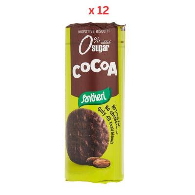 Santiveri Digestive Cocoa Biscuits, 200GX12