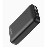 Levore 10000 mAh PD 20 Watt, 2 Port Power Bank, Black - LP221-BK (UAE Delivery Only)