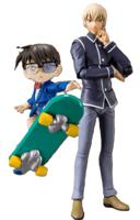 Bandai Tamashii S.H.Figuarts Case Closed Conan Edogawa Tracking Mode With Toru Amuro 2 Figures Bundle)