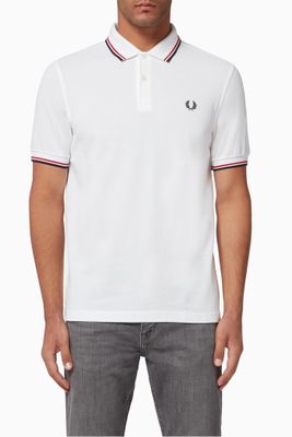 Twin Tipped Cotton Piqué Polo Twin Tipped Cotton Piqué Polo