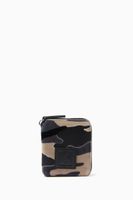 Camo Zip-Around Bifold Velvet Wallet - thumbnail