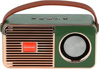 Olsenmark Portable Wireless Speaker-(Green/Gold)-(OMMS1214)