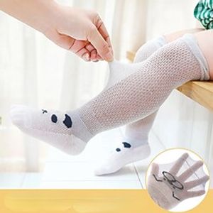 Kids Unisex Socks White Gray Pink Animal Hole Spring Summer Cute Daily Wear 1-12 Years Lightinthebox