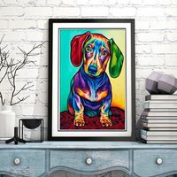 Colorful Dog DIY 5D Diamond Painting