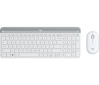 Logitech MK470 Slim Wireless Keyboard & Mouse Combo for Windows, White - thumbnail