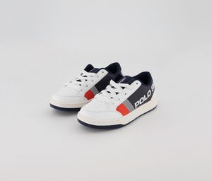 Boys Belden Casual Shoes  White/Navy/Red