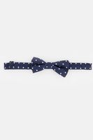 Kids Boy Polka Bowtie  Navy - thumbnail