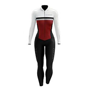 Long Sleeve Cycling Jersey with Shorts Triathlon Tri Suit Summer Black Blue Bike Quick Dry Sports Mountain Bike MTB Road Bike Cycling Clothing Apparel  Stretchy  Athletic Lightinthebox