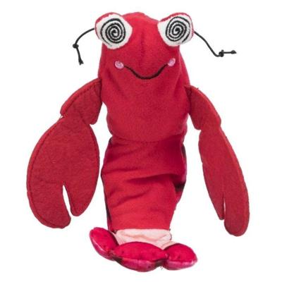 Trixie Wiggly Lobster With Catnip Plush Cat Toy - Red 23Cm Trixie Wiggly Lobster With Catnip Plush Cat Toy - Red 23Cm