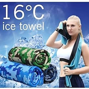 Ice Cold Towel Heatstroke Prevention Printing Camouflage Ice Cold Towel Fitness Sports Cold Towel Cooling Magic Cool Towel miniinthebox