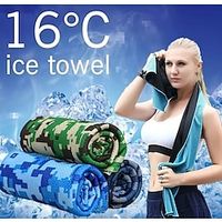 Ice Cold Towel Heatstroke Prevention Printing Camouflage Ice Cold Towel Fitness Sports Cold Towel Cooling Magic Cool Towel miniinthebox - thumbnail