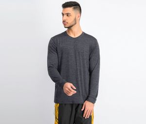 Mens Ultra Lux Long-Sleeve T-Shirt  Black