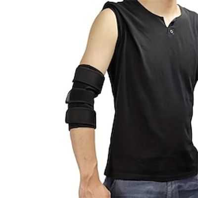 1pc Adjustable Elbow Brace with Spring Stabilizers - Relieves Tendonitis, Arthritis, and Sports Injuries - Golfers and Tennis Elbow Strap - Supports up to 70kg Lightinthebox