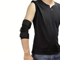 1pc Adjustable Elbow Brace with Spring Stabilizers - Relieves Tendonitis, Arthritis, and Sports Injuries - Golfers and Tennis Elbow Strap - Supports up to 70kg Lightinthebox - thumbnail