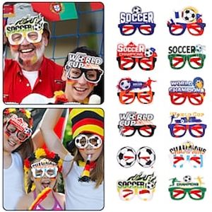 2 Pcs 2022 Qatar World Cup Glasses Bar Club Football Party Decoration Props World Cup Fan Supplies Lightinthebox