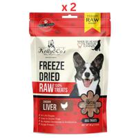 Kelly & Co's Single Ingredient Freeze- Dried Chicken Liver For Dog - 40g Pack Of 2