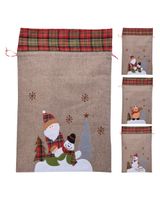 Homesmiths Christmas Gift Bag Jute 70cm Assorted 1 Piece