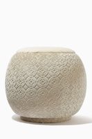 Patchwork Tufted Velvet Queen Pouf Patchwork Tufted Velvet Queen Pouf