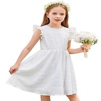 Girls Dress Casual Ruffle Sleeveless A Line Summer Dresses with Pockets 4-12 Years Lightinthebox