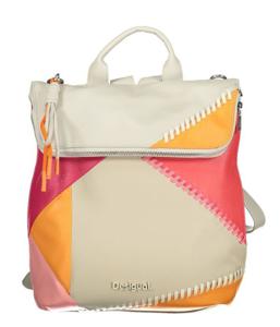 Desigual White Polyethylene Backpack - DE-28049