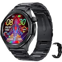 iMosi Et480 Smart Watch 1.43 inch AMOLED Smartwatch Fitness Running Watch Bluetooth ECG PPG Pedometer Call Reminder Compatible with Android iOS Women Men Long Standby Waterproof Media Control IP68 miniinthebox
