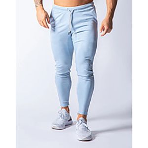 Men's Sports Outdoor Sports Casual Sports Pants Sweatpants Pants Letter Full Length Print Black Blue Gray miniinthebox