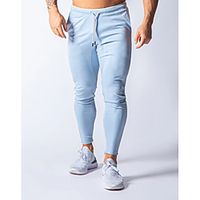 Men's Sports Outdoor Sports Casual Sports Pants Sweatpants Pants Letter Full Length Print Black Blue Gray miniinthebox - thumbnail