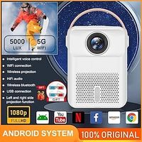 X8 Portable Projector Android WIFI Home Theater Cinema Projector Support 1080P Video Mini LED Beamer Projectors miniinthebox - thumbnail