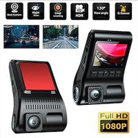 Driving Recorder 2-inch Screen HD Panoramic Night Vision Infrared 1080P Three-lens Car Recorder Lightinthebox