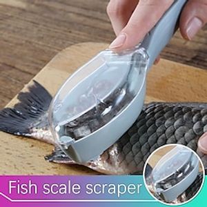 Fish Cleaning Scraping Scales With Knife Device Home Kitchen Cleaning Tools Fish Scale Peeler Scraper Brush miniinthebox