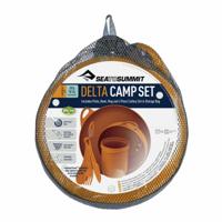 Sea To Summit Delta Camp Set Orange (Bowl/Plate/Mug/Cutlery) - thumbnail