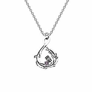 cenwa outlander inspired necklace scottish thistle necklace sassenach scottish outlander gift scottish necklace (scottish n) Lightinthebox