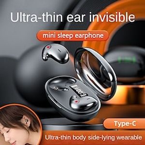 Mini Bluetooth Headset 5.3 Invisible Earbuds Wireless Headphones TWS Noise Reduction Sleep In Ear Earphones for Music Home Work miniinthebox