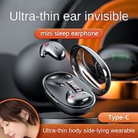 Mini Bluetooth Headset 5.3 Invisible Earbuds Wireless Headphones TWS Noise Reduction Sleep In Ear Earphones for Music Home Work miniinthebox - thumbnail