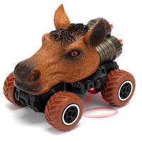 Little Story - Kids Toy 2 Channel Horse Car With Remote Control - Red LS_RCHR_BR