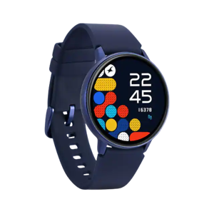 Titan Fastrack | Reflex Play Smart Watch with Blue Strap | Amoled Display | Health Suite | In-Built Games | Period Tracker