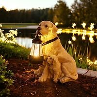 Dog Solar Lights Outdoor, Waterproof, Dog Garden Decor, Solar Garden Lights Outdoor Waterproof Decoration Landscape Arrangement Lawn Lamp Outdoor Ornaments miniinthebox - thumbnail