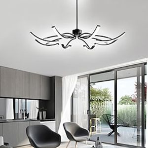 LED Pendant Light Dimmable Sputnik Design Adjustable Geometric Shapes Flush Mount Ceilling Lights 8-Light 100cm Hanging Chandeliers for Living Room Dinning Room Kitchen 110-240V Lightinthebox