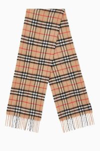 The Mini Classic Vintage Check Cashmere Scarf