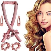 New curls without heat, velvet, heat-free curls, band, hair curlers, night with hairpin, non-slip, for medium length, long hair Lightinthebox - thumbnail