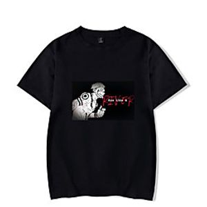 Inspired by Jujutsu Kaisen Yuji Itadori Cosplay Costume T-shirt Polyester / Cotton Blend Graphic Prints Printing Harajuku Graphic T-shirt For Women's / Men's miniinthebox