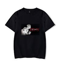 Inspired by Jujutsu Kaisen Yuji Itadori Cosplay Costume T-shirt Polyester / Cotton Blend Graphic Prints Printing Harajuku Graphic T-shirt For Women's / Men's miniinthebox - thumbnail