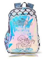 Disney Princess Backpack with 3 compartments side pocket and Holo graphic design16inches - thumbnail
