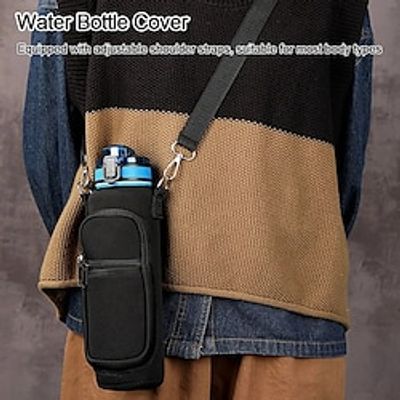 Mobile phone Bag Water Bottle Carrier Bag With Zipper Bag Compatible With 32oz Tumbler With Handle Gradient Color Water Bottle Holder For running hiking cycling and other outdoor activities Lightinthebox