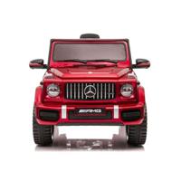 Megastar Ride on Licensed Premium metallic Mercedes Benz G63 12v -Red