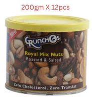 Crunchos Royal Mix Nuts 200gm - Carton of 12 Packs