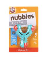 Arm & Hammer for Pets Nubbies Wishbone Dog Dental Toy Baking Soda