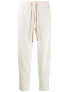 Brunello Cucinelli waist tie track pants - White