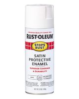 RustOleum Stops Rust Satin White 12Oz - thumbnail