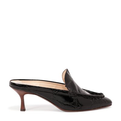 Leather mules